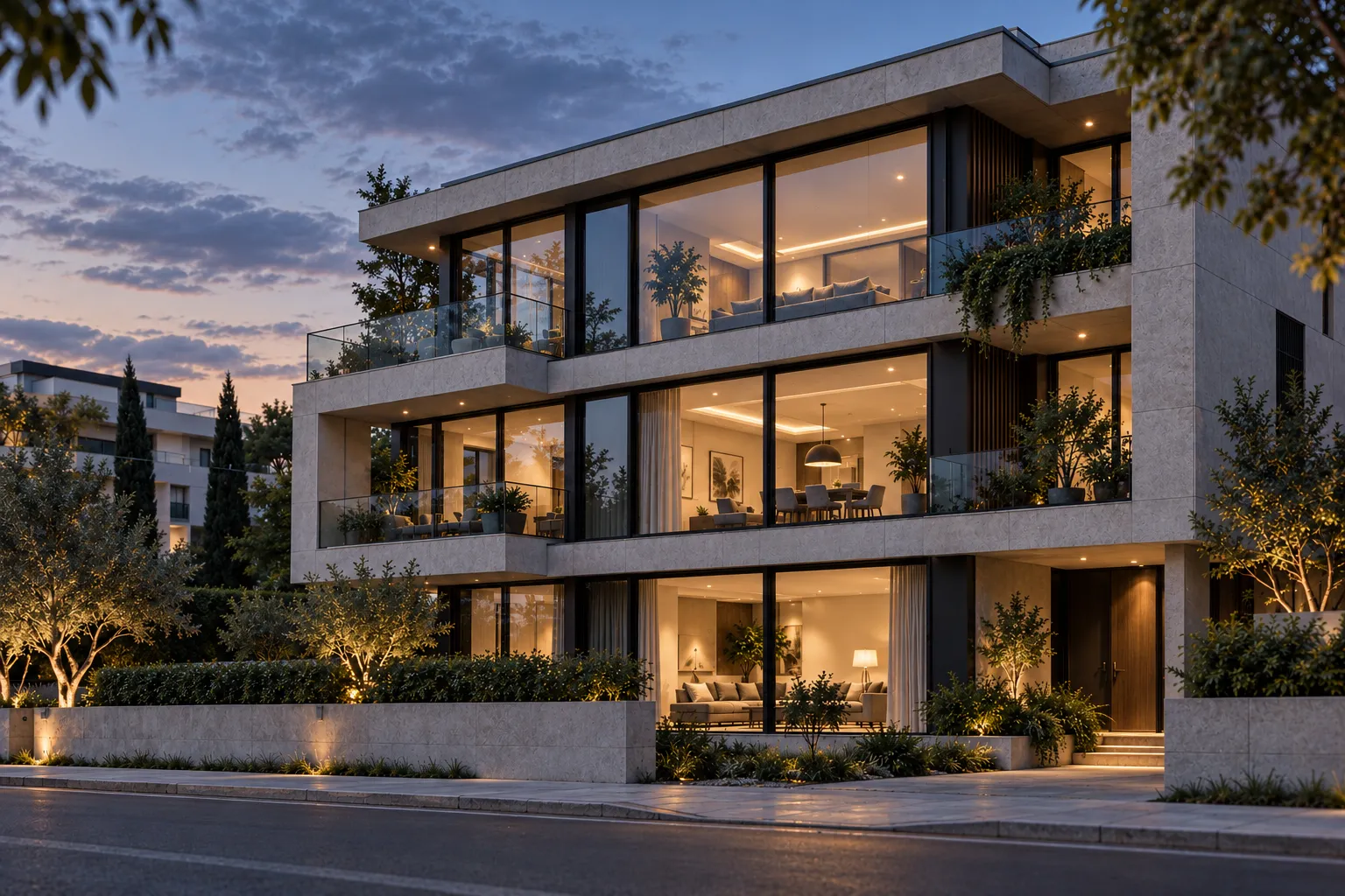 Residential facade window application