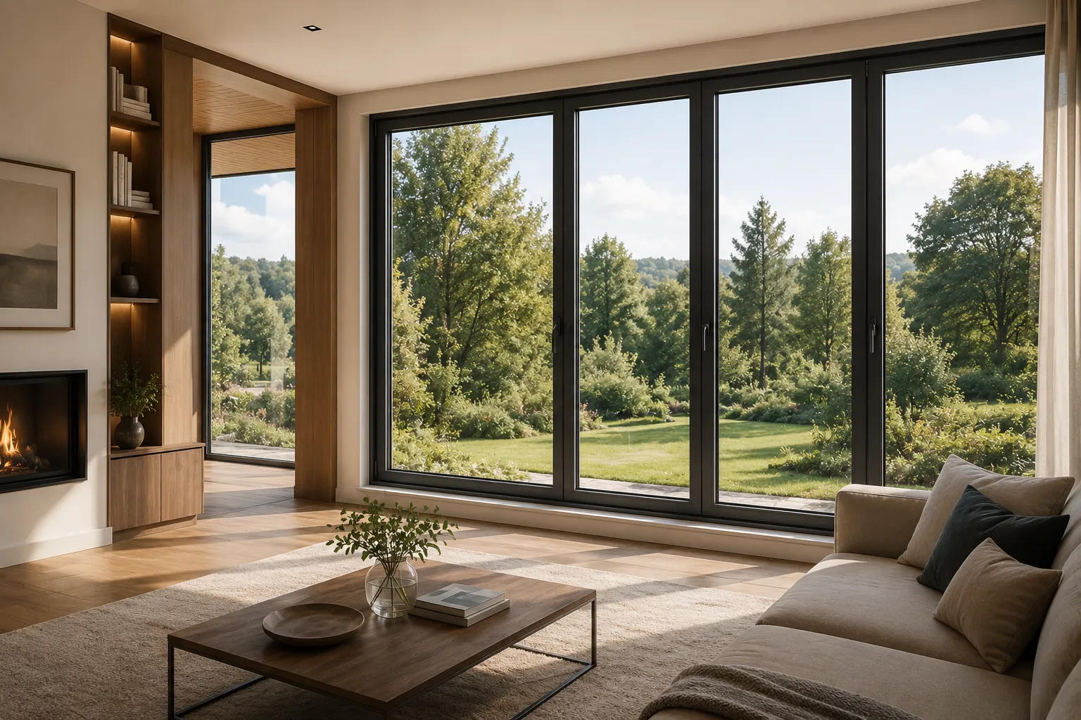 Passive house insulated window application